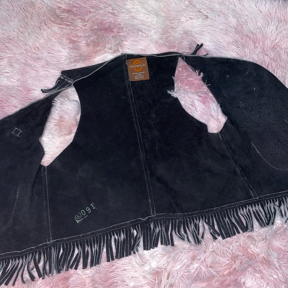 John R.Craighead Co, Inc. child’s western leather vest - Picture 4 of 8